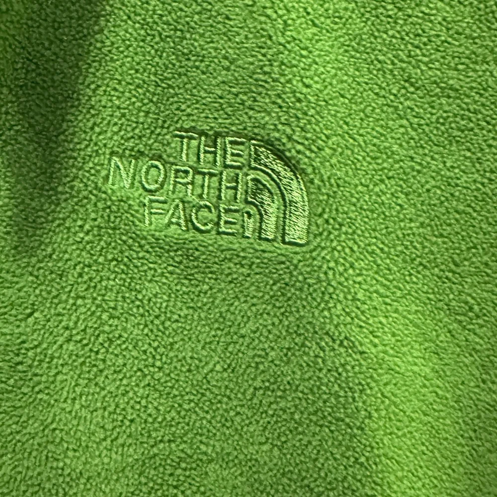 The North Face Men's 1/4 zip Green fleece Sweater size xl